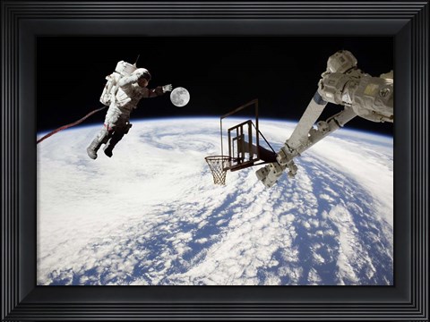 Framed Spaceball (NASA) Print