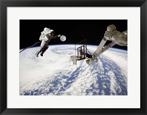 Framed Spaceball (NASA) Print