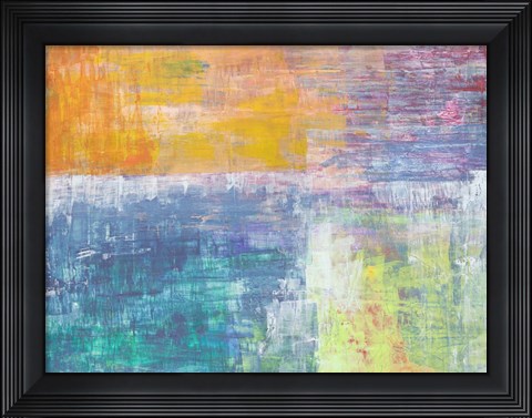 Framed Sole Cielo Mare Print