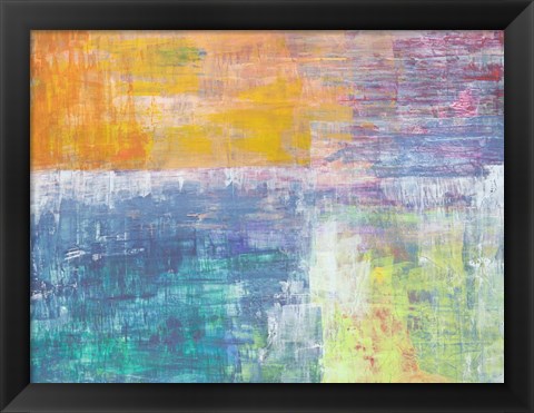Framed Sole Cielo Mare Print