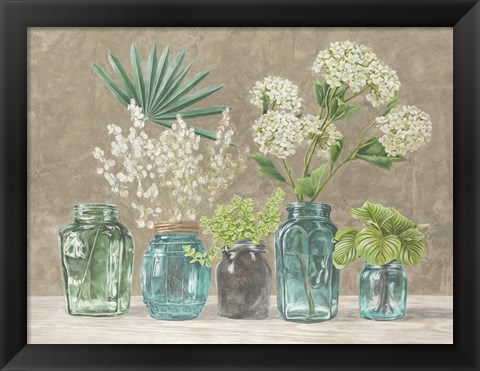 Framed Spring Arrangement II (neutral) Print