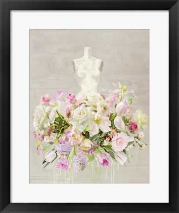 Framed Dressed in Flowers I Print