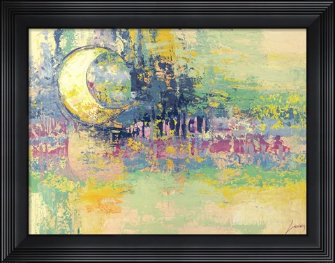 Framed Riflessi di Luna Print
