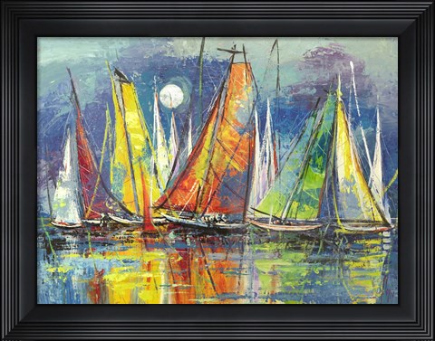Framed Regata Notturna Print
