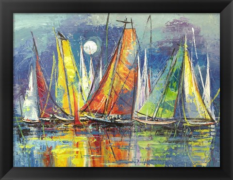 Framed Regata Notturna Print