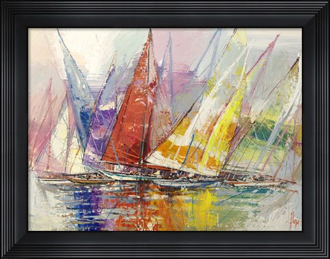 Framed Vele Riflesse Print