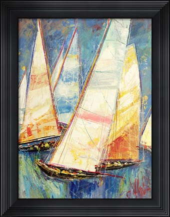 Framed Vele a Colori II Print