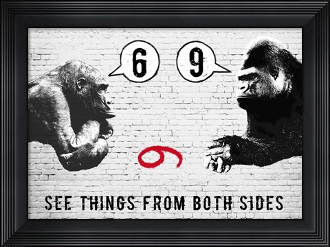 Framed See Things from Both Sides Print