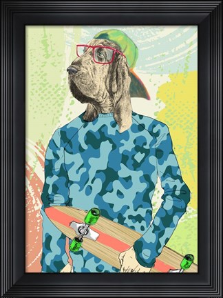Framed Skaterboy Print