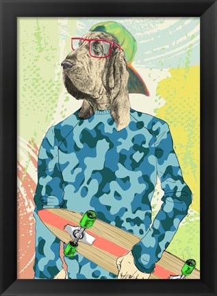 Framed Skaterboy Print