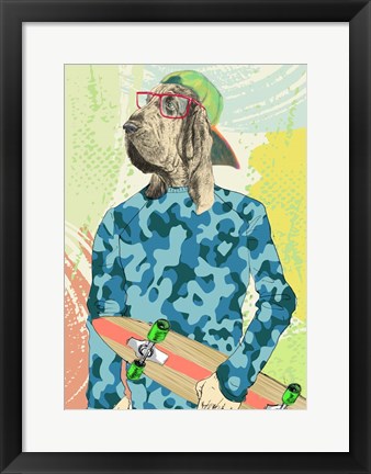 Framed Skaterboy Print