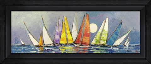 Framed Regata al Chiar di Luna II Print
