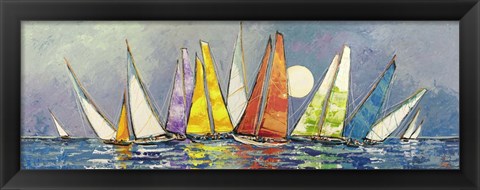 Framed Regata al Chiar di Luna II Print