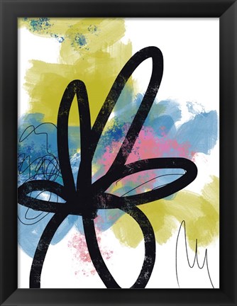 Framed Pop Flower No. 1 Print