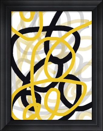 Framed Scribble No. 1 Print