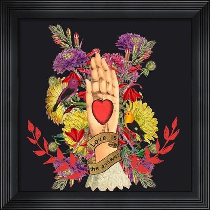 Framed Love Is the Answer Print