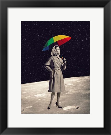 Framed Moon Walk Print