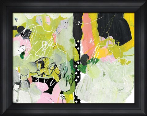 Framed Mustard Fields In Style Print