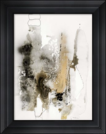 Framed Aqua Sketch 2 Print