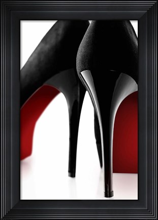 Framed Fashion Red 1 Print