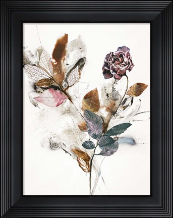 Framed Playing Flower 1 Print
