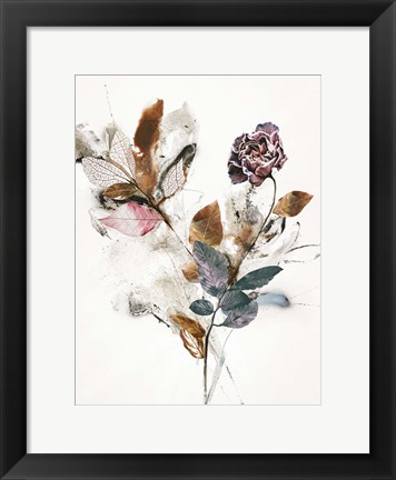 Framed Playing Flower 1 Print