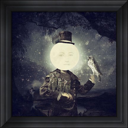 Framed Full Moon Print