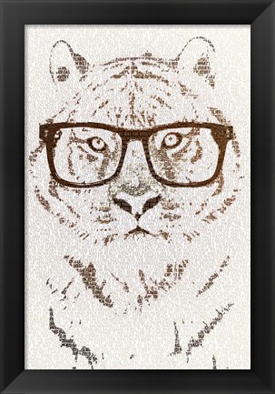 Framed Hipster Tiger Print