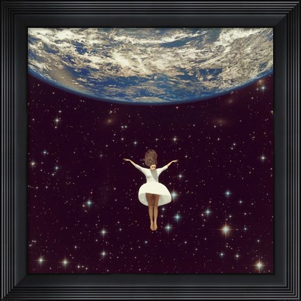 Framed Let It All Go Print