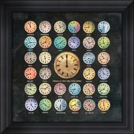 Framed There is a Time for Everything Print