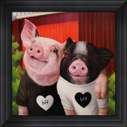 Framed BFF Print