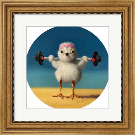 Framed Feather Weight Two Print