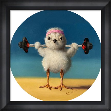 Framed Feather Weight Two Print