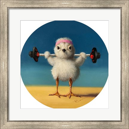 Framed Feather Weight Two Print