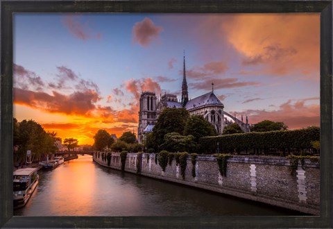 Framed Cathedral Sunset Print