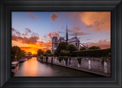 Framed Cathedral Sunset Print