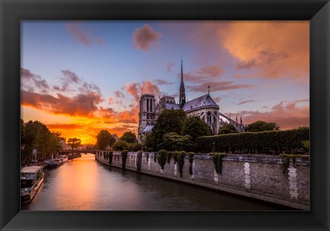 Framed Cathedral Sunset Print