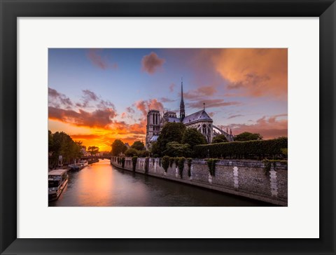 Framed Cathedral Sunset Print