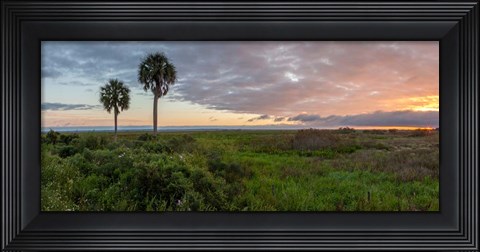 Framed Prairie Sunrise Print