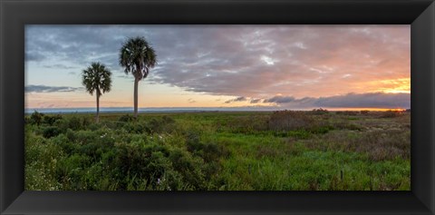 Framed Prairie Sunrise Print