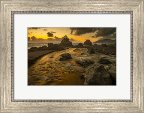 Framed Back To The Sea Print