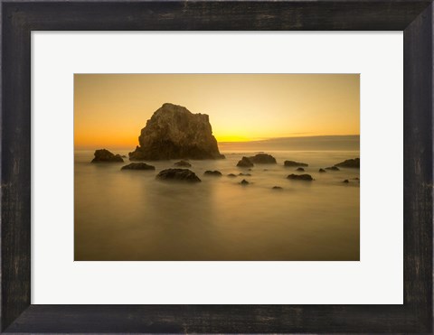 Framed Mendocino Coast Meditation Print