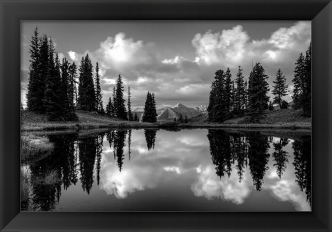 Framed Paradise Reflection Print