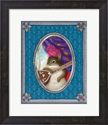 Framed Ravi The Squirrel Print
