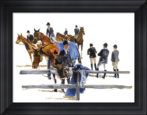 Framed Hampton Classic Print