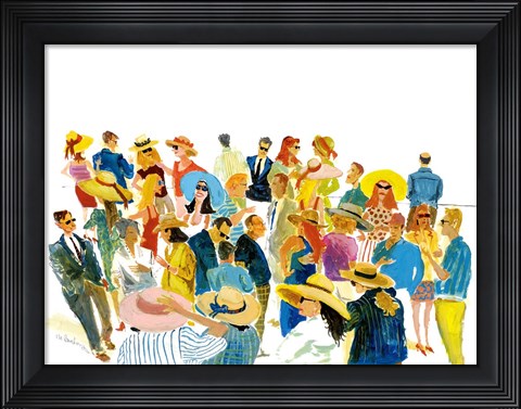 Framed Summer Drinks Print