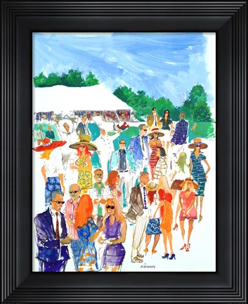 Framed Summer Food Festival Print