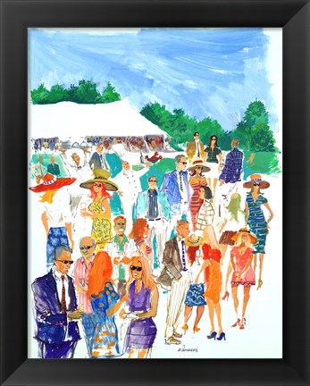 Framed Summer Food Festival Print