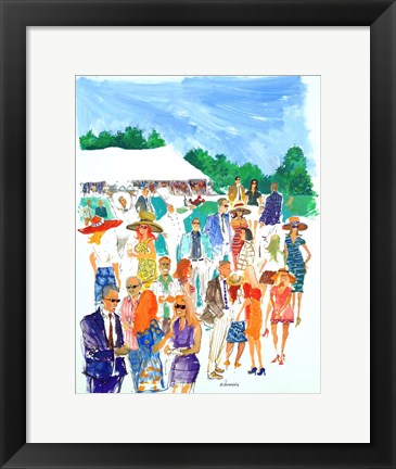 Framed Summer Food Festival Print