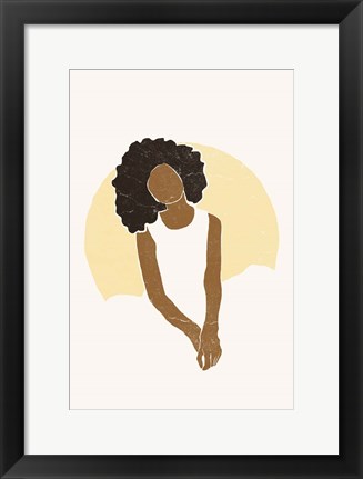 Framed Boho Sun II Print
